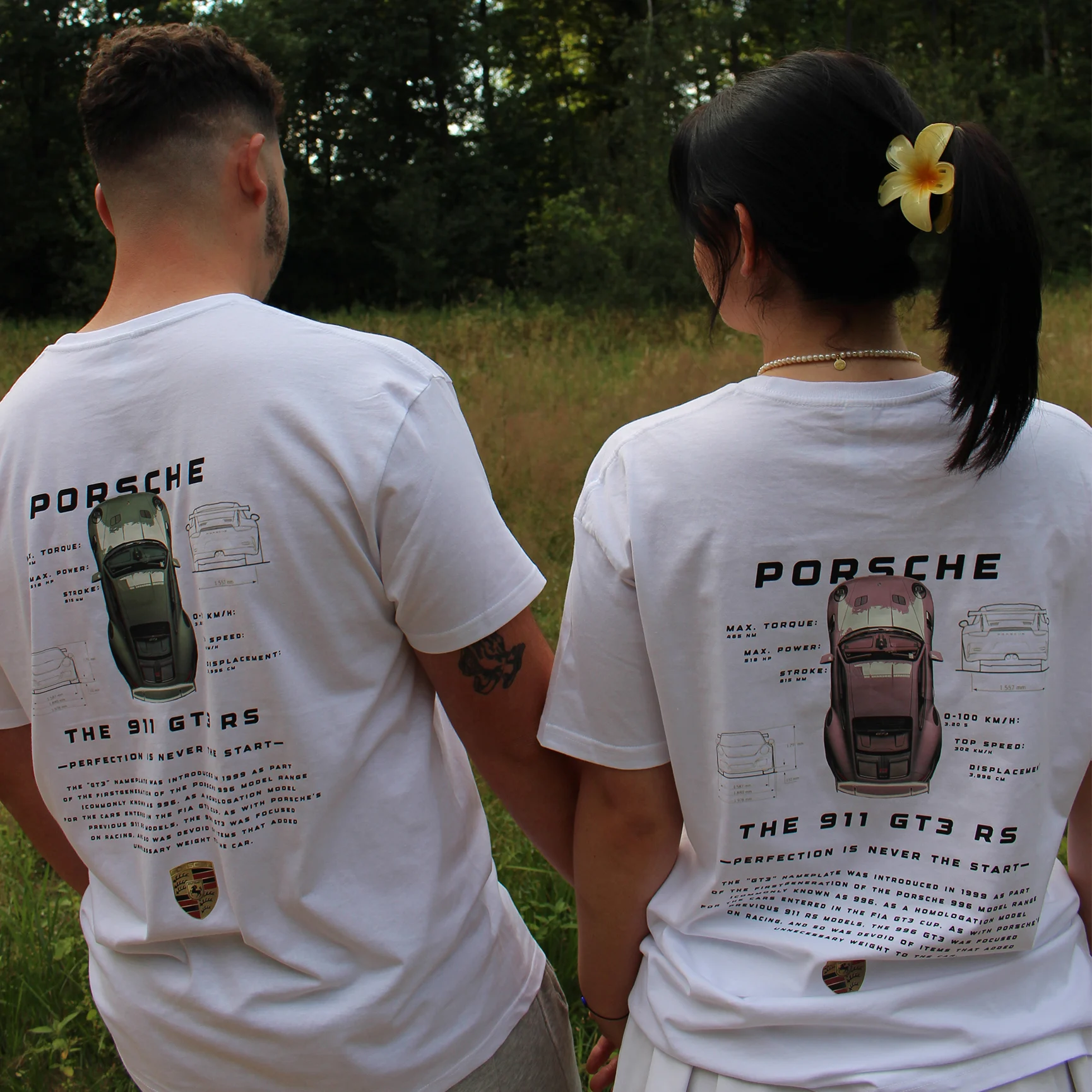 T-shirts for couples – Porsche 911 GT3 RS